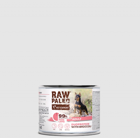 Hrana umeda - Hrana umeda pentru caini Raw Paleo DP Porc&Miel 200g