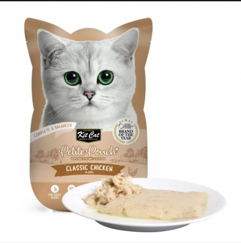 Pisici - Hrana Umeda pentru pisici Kit Cat Petite Pouch Pui 70g