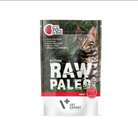 Hrana umeda - Hrana umeda pisici Raw Paleo Kitten Vita 100g
