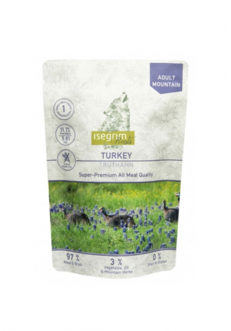 Hrana umeda - Isegrim Dog Adult Mountain - Turkey 410 gr