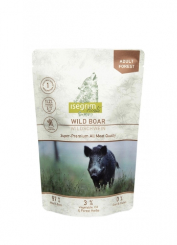 Hrana umeda - Isegrim Dog Adult - Wild Boar Monoprotein 410 gr