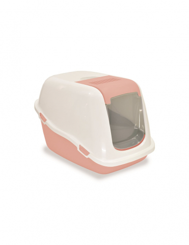 Litiere si Asternut - Litiera acoperita cu filtru 57 X 39 X 41 cm Roz