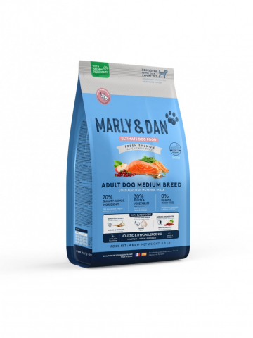 Marly&Dan - Marly&Dan Hrana uscata pentru Caini Adult Talie Medie 4kg