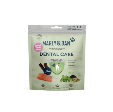 Recompense caini - Marly&Dan Soft&Chewy Dental Care Sticks Pentru Caini S 100g