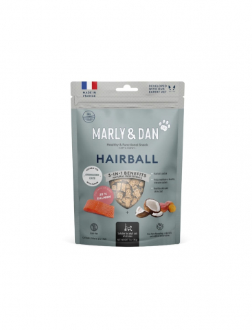 Recompense pisici - Marly&Dan Soft&Chewy Hairball Suplimente pentru Pisici 40g