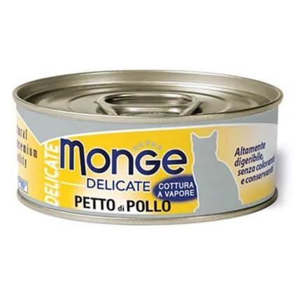 Hrana umeda - Monge Cat Delicate Pui 80g