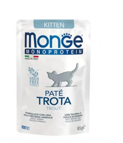 Hrana umeda - Monge Cat Plic Buste Kitten Peste 85g