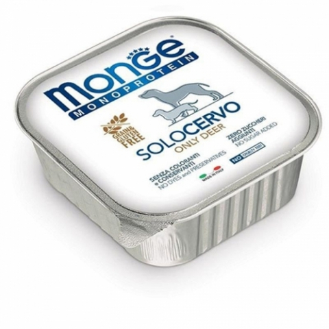 Hrana umeda - Monge Dog Cerb, Hrana umeda 150g