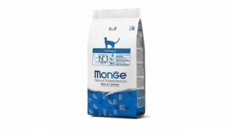 Hrana uscata - Monge Natural Cat Urinary, pui, 1.5 kg