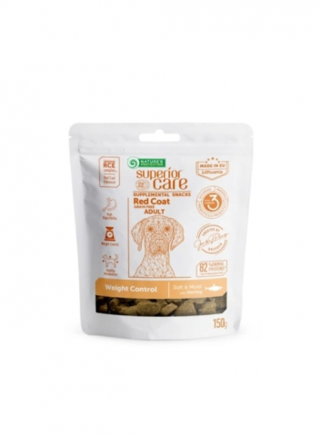 Recompense caini - Natures Protection Snack GF Weight Control Hering, Adult, Red Coat  150g