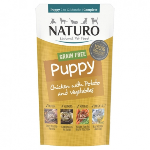 Hrana umeda - Naturo Plic Dog Puppy Grain Free Chicken 150g