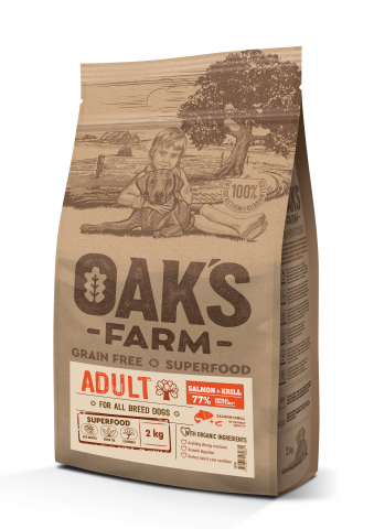Oaks Farm - Oaks Farm Adult Somon Krill All Breed