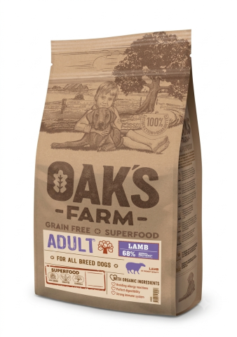 Oaks Farm - Oaks Farm GF All Breed Miel 2kg