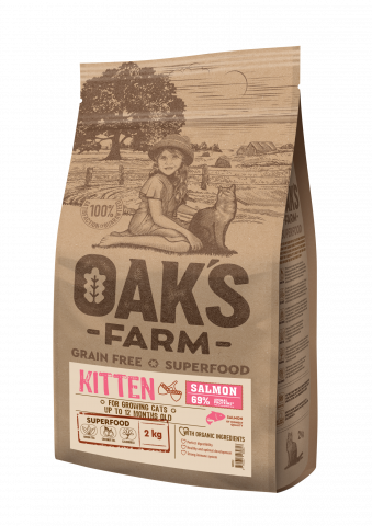 Hrana uscata - Oaks Farm GF Somon Kitten