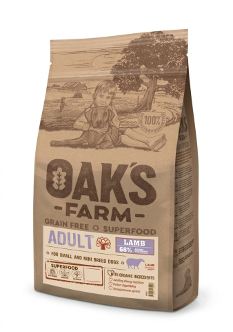 Hrana Uscata - Oaks Farm Miel Mini Adult 2kg