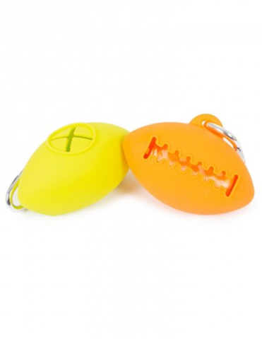 Produse Igiena si Ingrijire - Dispenser Minge Rugby Silicon Neon + Set 15 Pungi