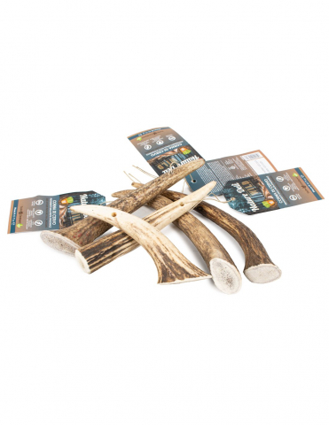 Lemne si coarne de cerb sau caprior - Recompensa corn natural de caprior M 40-75g