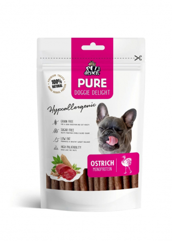 Recompense caini - Recompense LSS-31 Pet's Dessert Ostrich Monoprotein Hypoallergenic 80g
