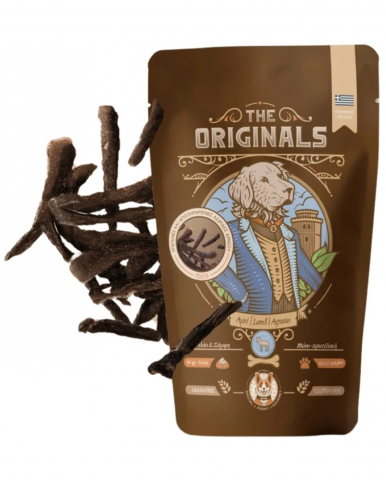 Recompense caini - Recompense pentru caini The Originals, Fasii deshidratate de miel 60g