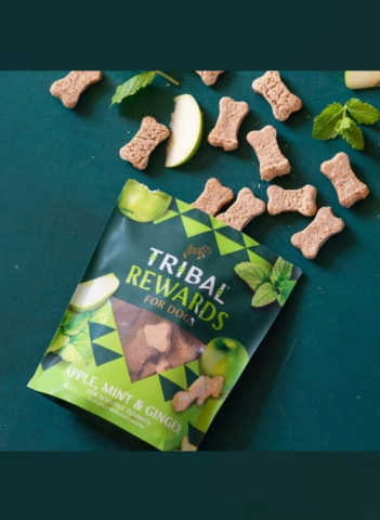 Recompense Biscuiti Tribal Rewards Apple, Mint & Ginger 125g [1]