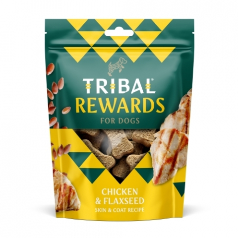 Recompense caini - Recompense Biscuiti Tribal Rewards Chicken&Flaxseed 125g