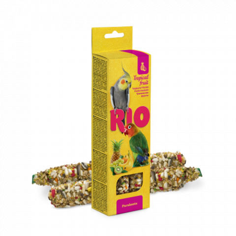 Pasari - RIO BATON PAPAGALI MARI CU FRUCTE TROPICALE 2X75G