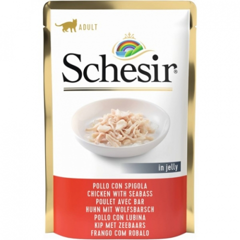 Hrana umeda - Schesir Plic Pui Si Biban 85g