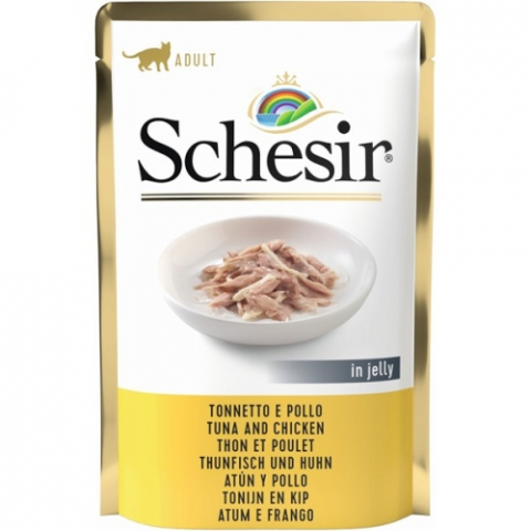 Hrana umeda - Schesir Plic Ton Si Pui  85g