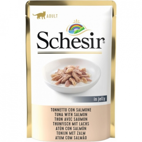 Hrana umeda - Schesir Plic Ton Si Somon 85g