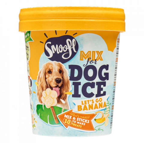 Inghetata - Smoofl Banana - Mix Inghetata pentru Caini cu Banane