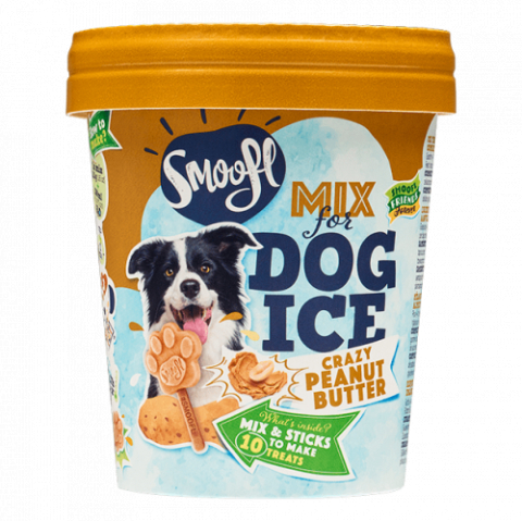 Inghetata - Smoofl Peanut Butter - Mix Inghetata pentru Caini cu Unt de Arahide