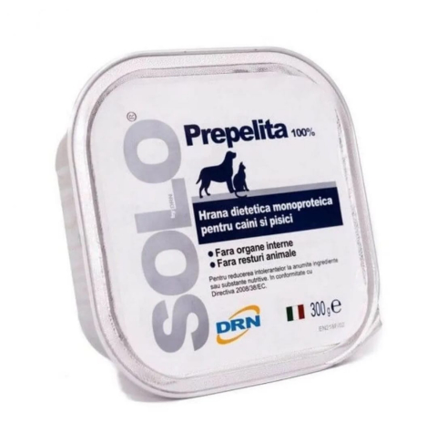 Hrana umeda - Solo conserva monoproteica Prepelita 300g