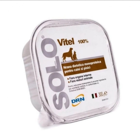 Hrana umeda - Solo conserva monoproteica Vitel 300g