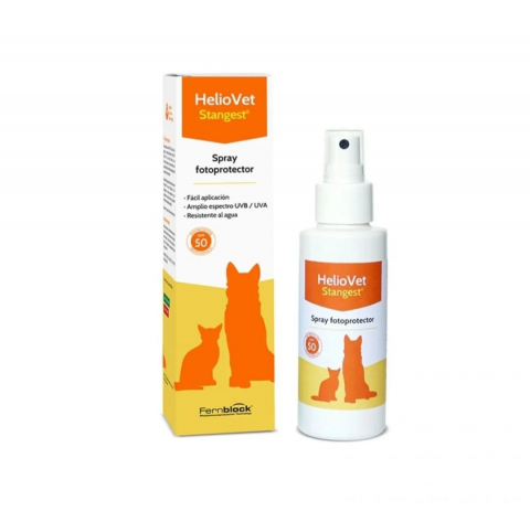 Caini - STANGEST HelioVet, spray protecție solară SPF 50+ câini și pisici, 80ml