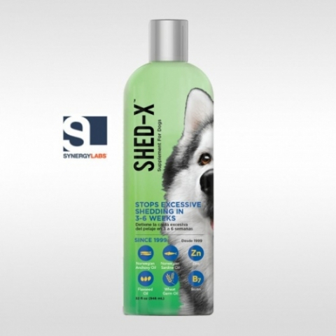 Suplimente - Supliment Antinaparlire pentru Caini SHED-X,  talie mare, 946 ML