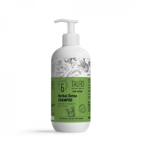 Cosmetice Profesionale - Tauro herbal detox deep clean sampon 400ML