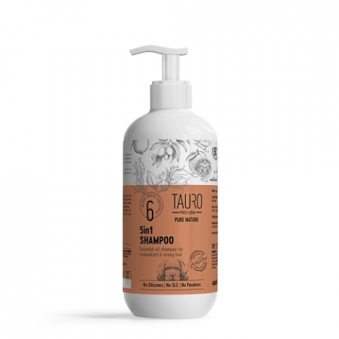 Cosmetice Profesionale - Tauro moistrurizing sampon  5IN1 400ML