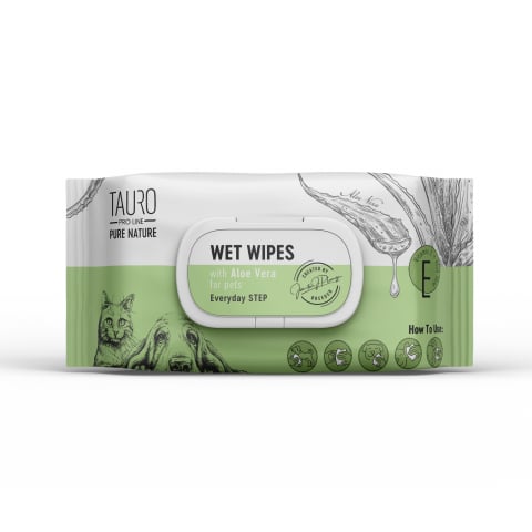 Produse Igiena si Ingrijire - Tauro Wet Wipes Aloe Verta 40 buc