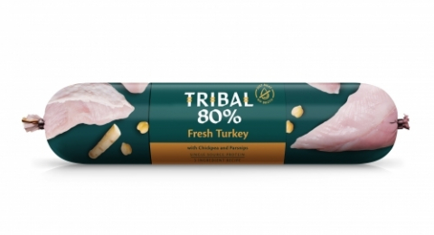 Hrana umeda - Tribal 80% Curcan, hrana umeda completa, fara cereale, monoproteica