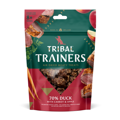 Recompense caini - Tribal Trainers Duck, Carrot & Apple 80g