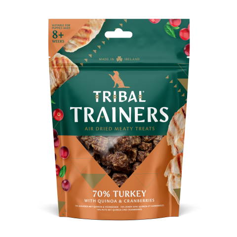 Recompense caini - Tribal Trainers Turkey & Cranberry 80g