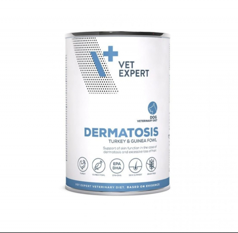 Diete veterinare - Vet Expert Dieta Umeda Dog Dermatosis Curcan&Bibilica 400g
