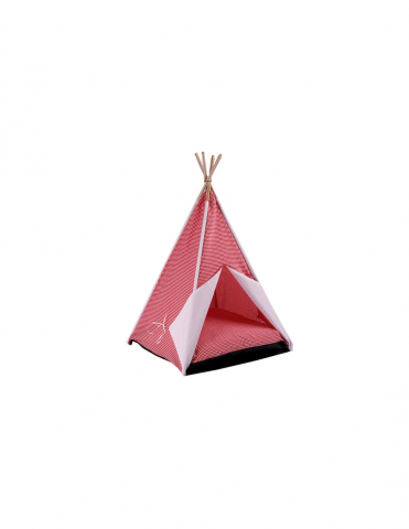 Genti, Patuturi si Custi de Transport - Vichy Pet Tent 47 X 47 X 75 cm Rosu