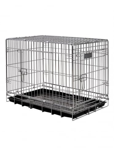 Custi si Genti de Transport - Cusca metalica pliabila 63 X 44 X 52 cm