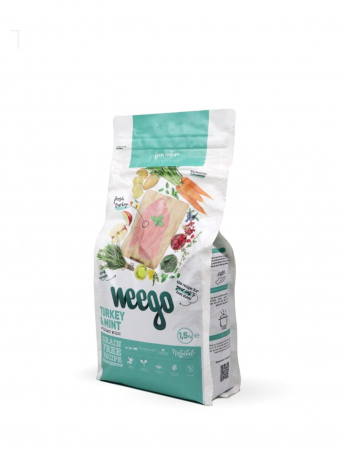 Hrana uscata - Weego Cat Adult Curcan si Menta
