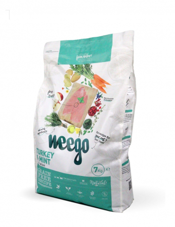 Hrana uscata - Weego Cat Adult Curcan si Menta