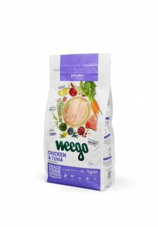 Hrana uscata - Weego Cat Adult Pui & Ton