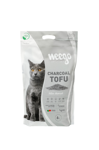 Litiere si Asternut - Weego Charcoal Tofu 6L - asternut pisici