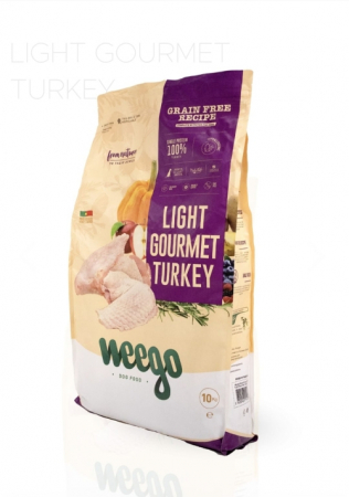 Weego - Weego Dog Grain Free Adult Light Curcan
