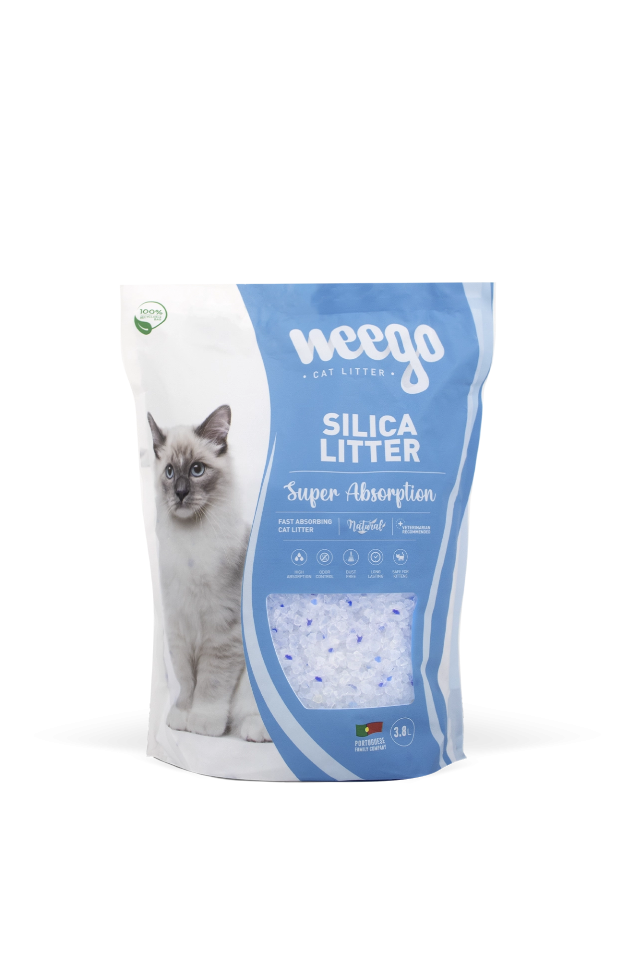 Litiere si Asternut - Weego Silicat 3.8L - asternut pisici
